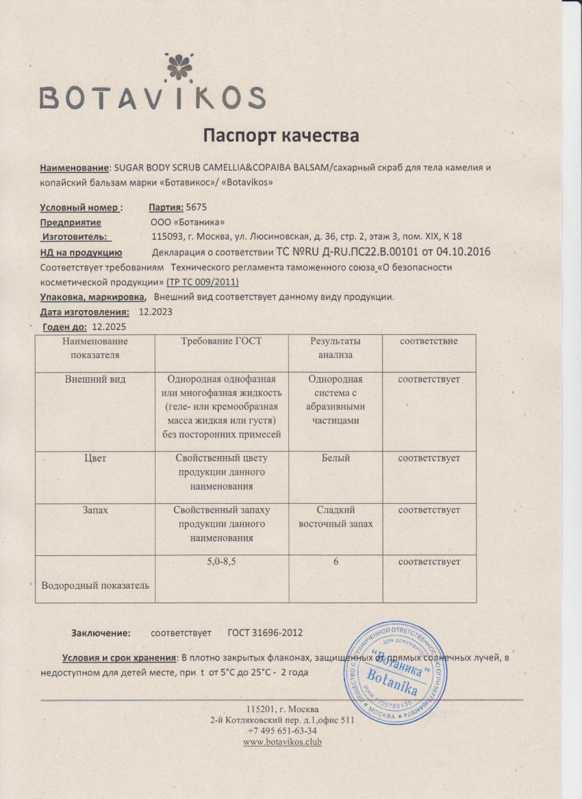 Паспорт №122023